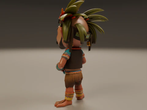 Tribal fantasy RPG 3D Print Model