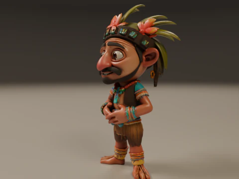 Tribal fantasy RPG 3D Print Model
