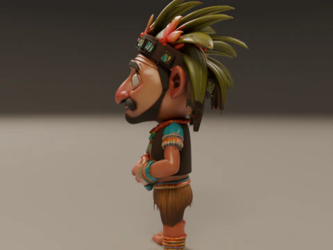 Tribal fantasy RPG 3D Print Model