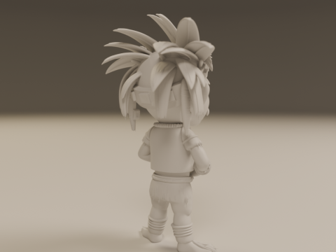 Tribal fantasy RPG Model Cetak 3D