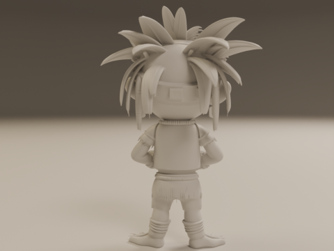 Tribal fantasy RPG Model Cetak 3D