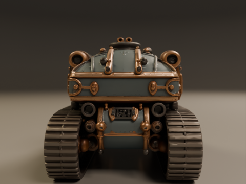 Tank steampunk 3D Baskı Modeli