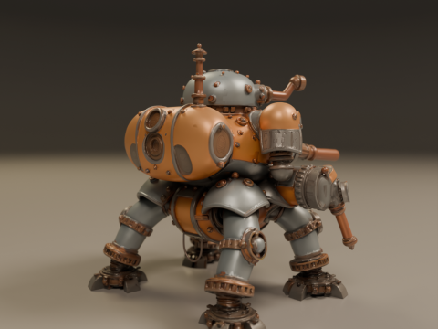 Tank steampunk Modelo de Impressão 3D