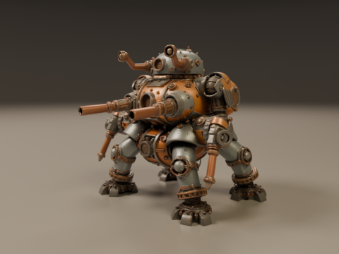 Tank steampunk Modelo de Impressão 3D