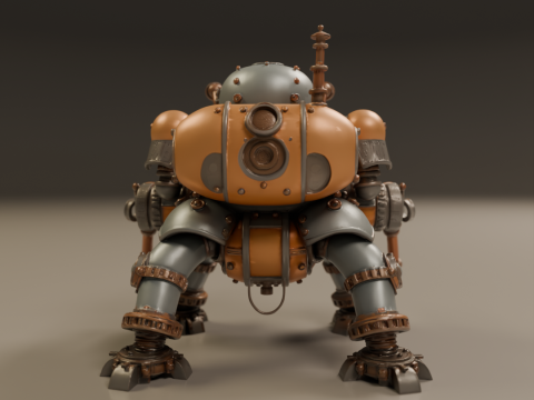 Tank steampunk Modelo de Impressão 3D