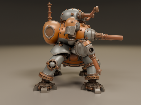 Tank steampunk Modelo de Impressão 3D
