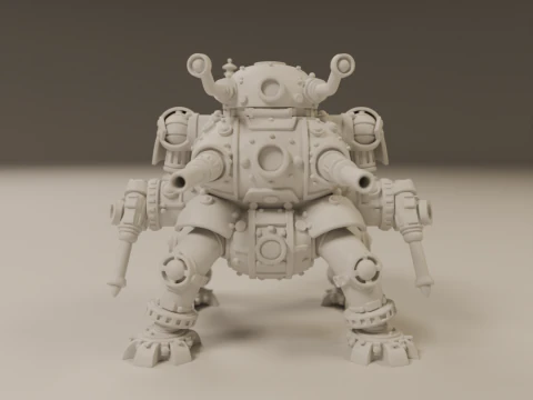Tank steampunk 3D Print Model