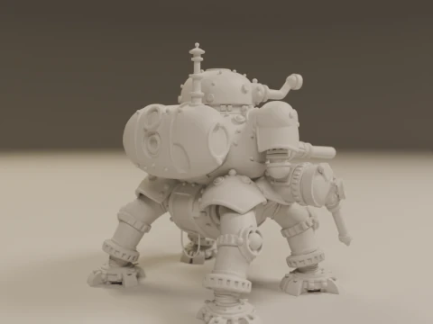 Tank steampunk 3D Print Model