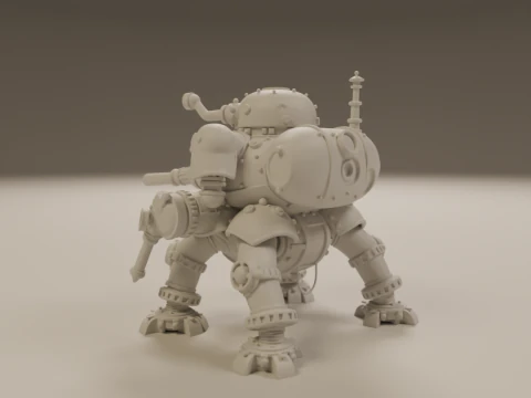 Tank steampunk 3D Print Model