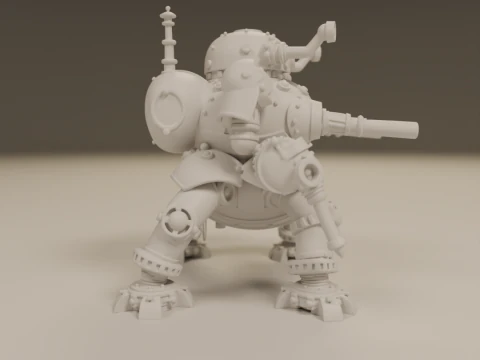 Tank steampunk 3D Print Model