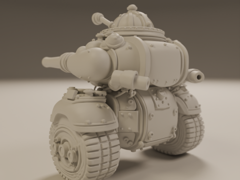 Tank steampunk 3D 打印模型