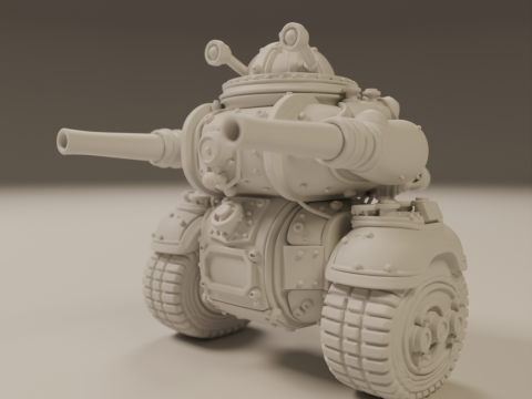 Tank steampunk 3D 打印模型