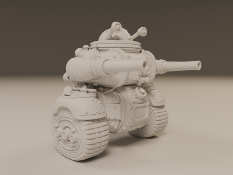 Tank steampunk 3D 打印模型