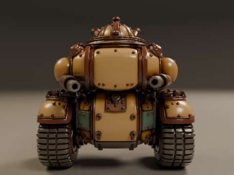 Tank steampunk 3D 打印模型