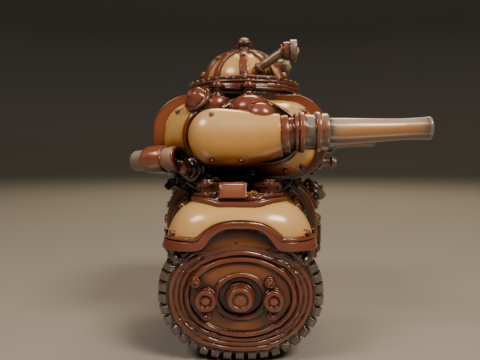Tank steampunk 3D 打印模型