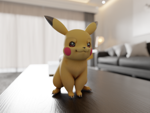 Pocket monsters 3Dプリントモデル