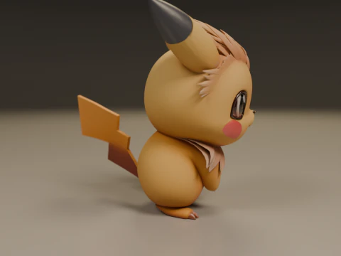 Pocket monsters 3D Print Model