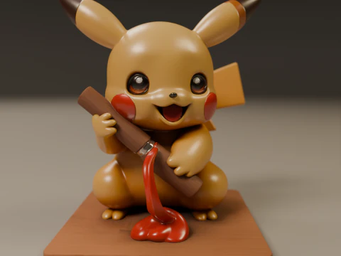 Pocket monsters 3D Print Model