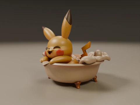 Pocket monsters 3D Print Model