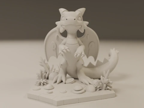 Pocket monsters 3D Print Model