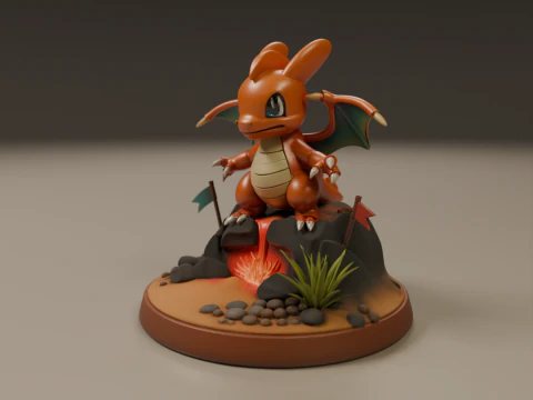 Pocket monsters 3D Print Model