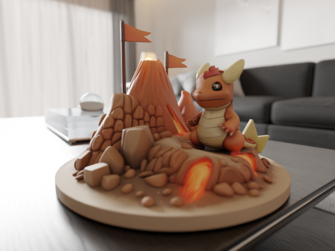 Pocket monsters 3D 打印模型