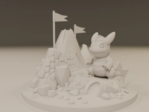 Pocket monsters 3D Print Model