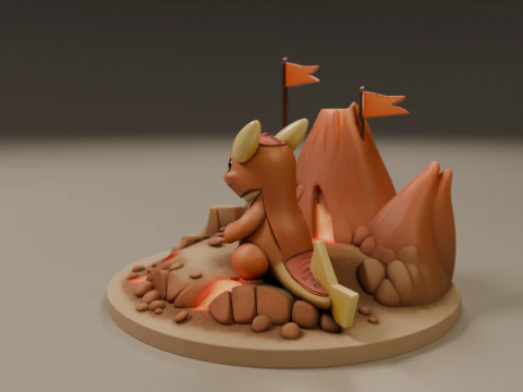 Pocket monsters 3D Print Model