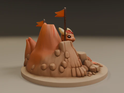 Pocket monsters 3D Print Model