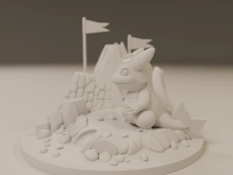 Pocket monsters 3D Print Model