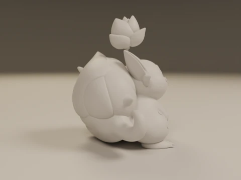 Pocket monsters 3D Print Model