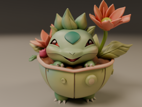 Pocket monsters Model Cetak 3D