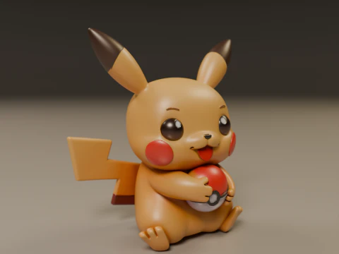 Pocket monsters 3D Print Model