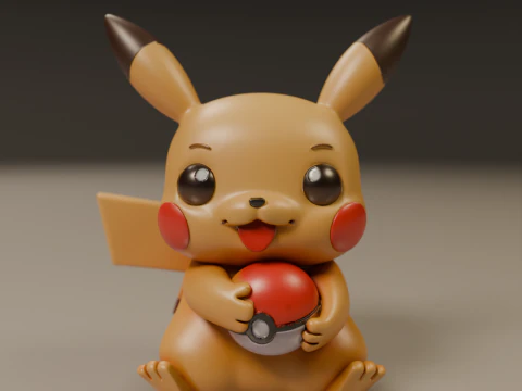 Pocket monsters 3D Print Model