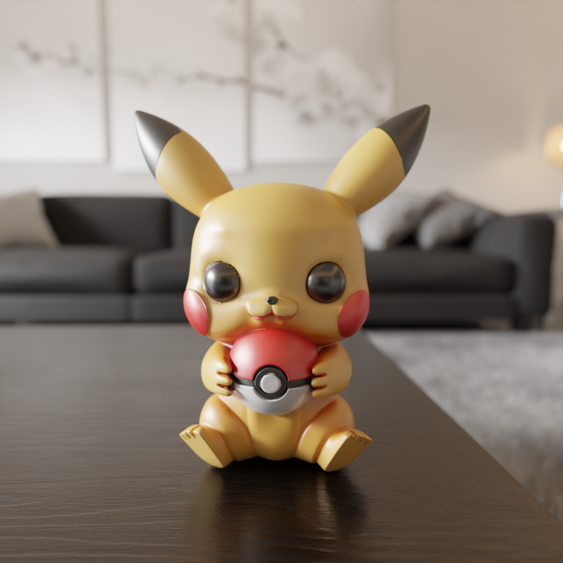 Pocket monsters 3D 打印模型 .c4d .max .obj .3ds .fbx .stl .blend 