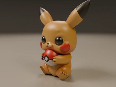 Pocket monsters 3D Print Model