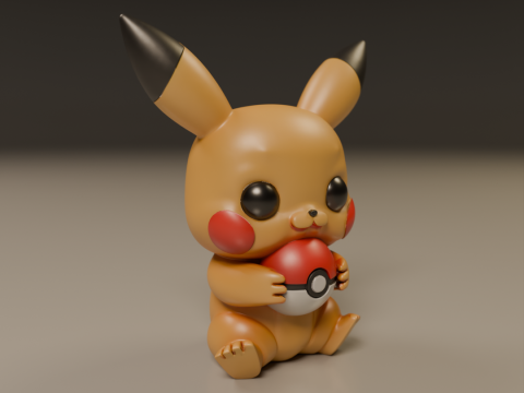 Pocket monsters 3D 打印模型