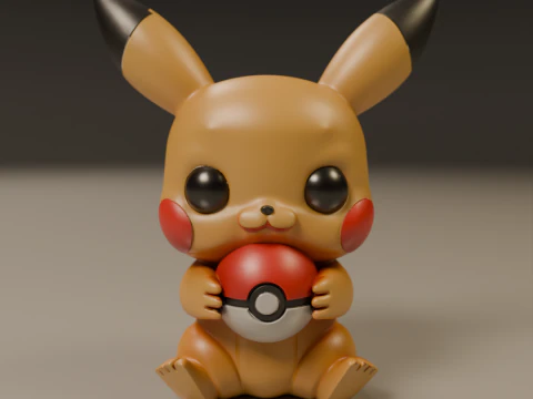 Pocket monsters 3D Print Model