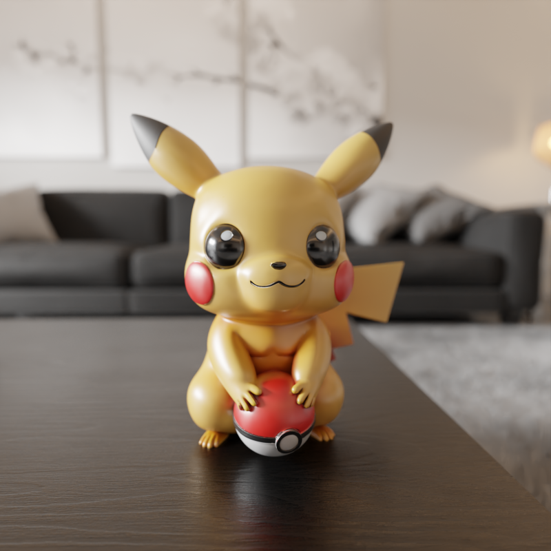 Pocket monsters 3Dプリントモデル .c4d .max .obj .3ds .fbx .stl .blend 