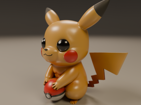 Pocket monsters 3Dプリントモデル