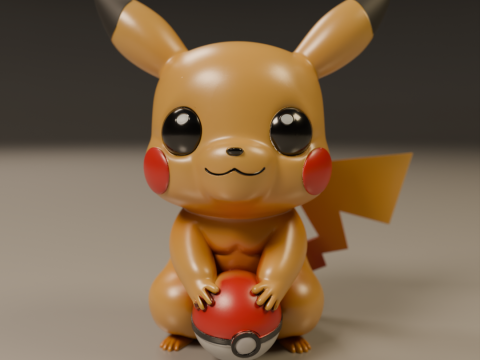 Pocket monsters 3Dプリントモデル