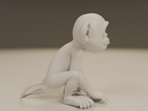 Chimpanzee 3D 打印模型