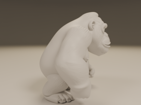 Gorilla 3D Print Model