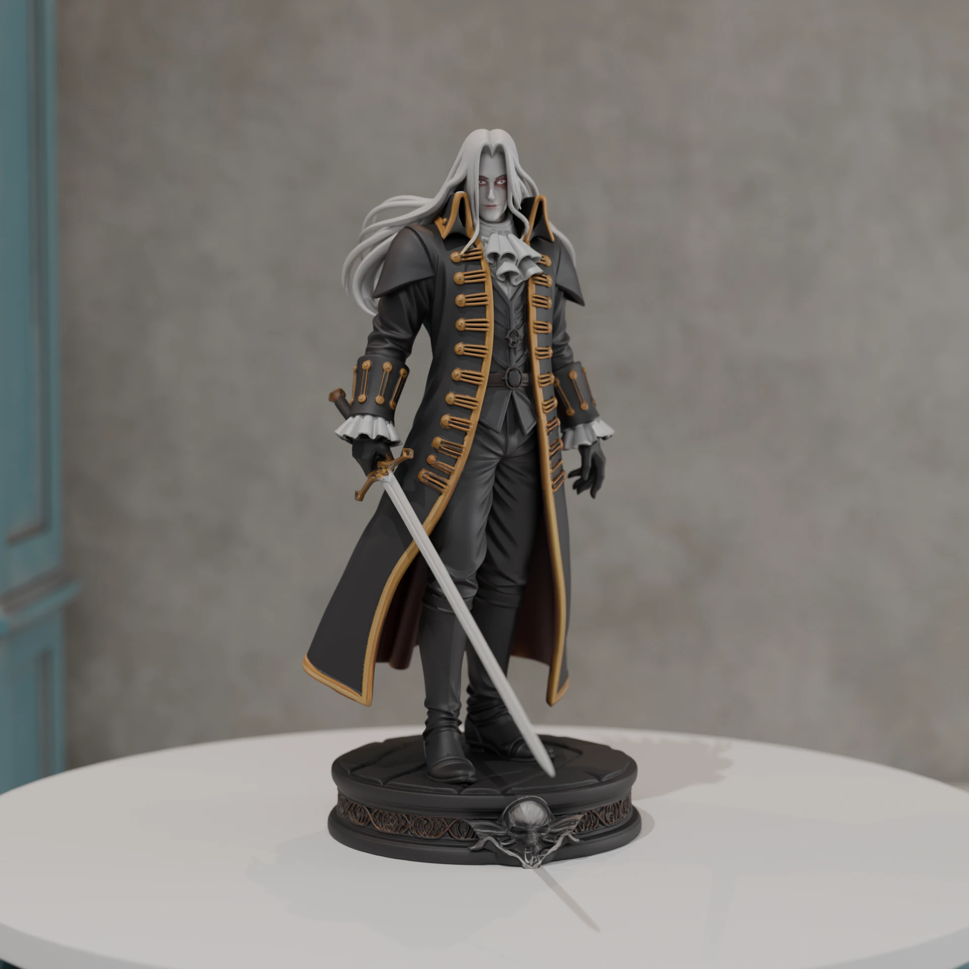 Alucard Castlevania 3D Print Model .c4d .max .obj .3ds .fbx .stl .blend