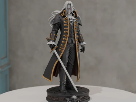 AlucardCastlevania Modèles 3D en vedette