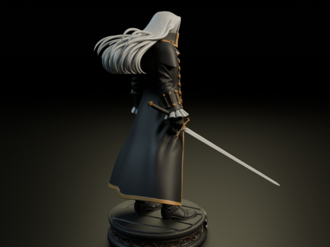 Alucard Castlevania 3D 打印模型