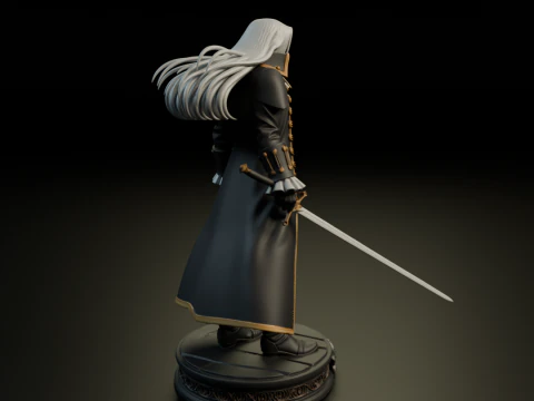 Alucard Castlevania 3D Print Model