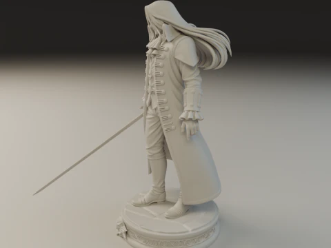 Alucard Castlevania 3D Print Model