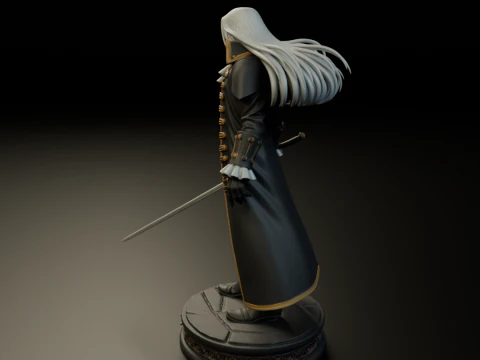 Alucard Castlevania 3D Print Model