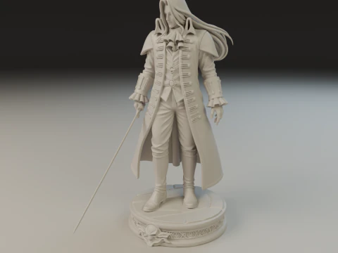 Alucard Castlevania 3D Print Model